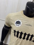 25-26 PSG Earthy Yellow Co-Signed Version Player Version Soccer Jersey