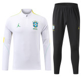 26-27 Brazil High Quality Half Pull Tracksuit