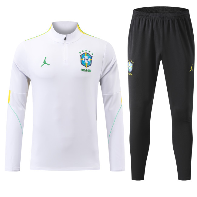 26-27 Brazil High Quality Half Pull Tracksuit