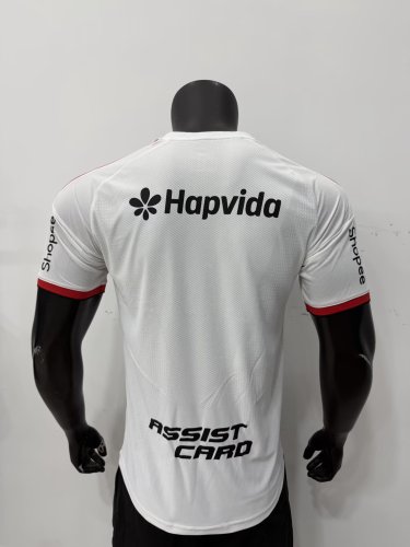 26-27 Flamengo Away Print All Sponsor Player Version Soccer Jersey*全广告