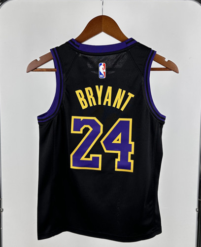 2024 LAKERS BRYANT #24Top Quality Hot Pressing Kids NBA Jersey
