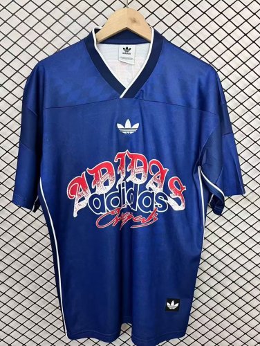 2026 AD Blue Hip-Hop Version Retro Soccer Jersey