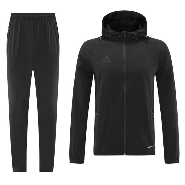 2025 AD Black Jacket Tracksuit