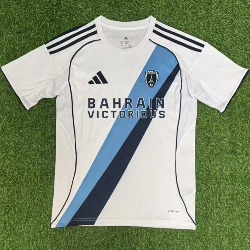 25-26 Paris FC Away Fans Soccer Jersey