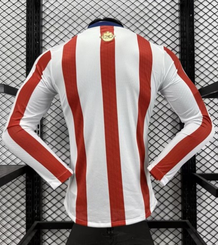 26-27 Chivas Guadalajara 120th Anniversary Edition Long Sleeve Player Version Soccer Jersey (长袖球员)