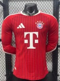26-27 Bayern Home Leaked Edition Long Sleeve Player Version Soccer Jersey (长袖球员)