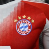 25-26 Bayern Home Long Sleeve Player Version Soccer Jersey (长袖球员)