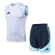 2026 AD White High Quality Player Version Tank Top And Shorts Suit (球员套装)