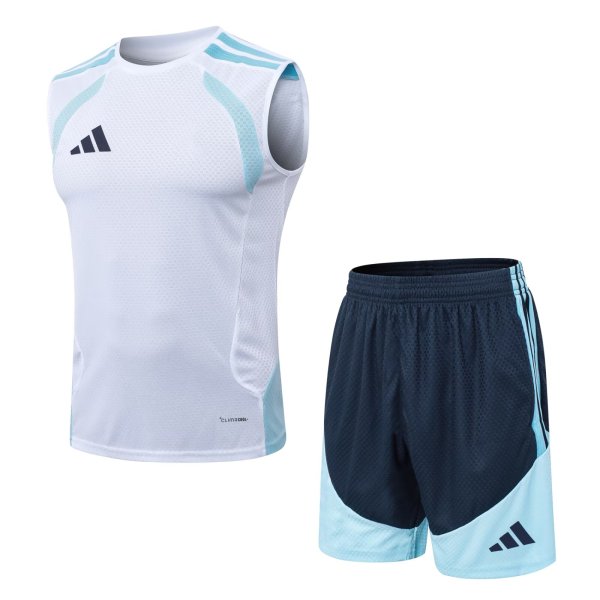 2026 AD White High Quality Player Version Tank Top And Shorts Suit (球员套装)