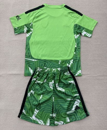 26-27 ARS Green GoalKeeper Kids Soccer Jersey