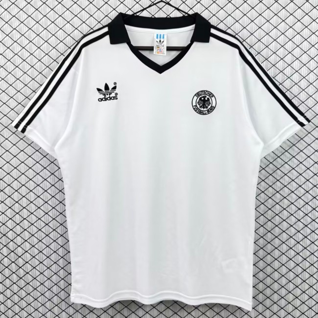 1982 Germany Home Retro Soccer Jersey