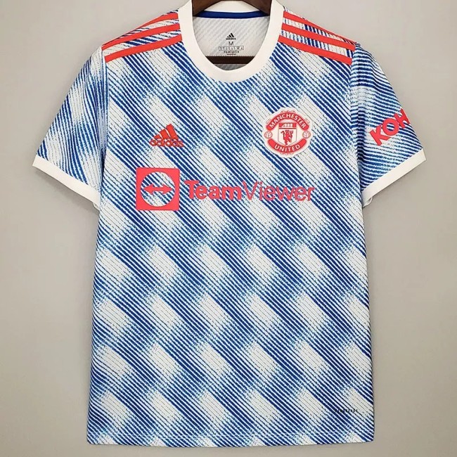 21-22 Man Utd Away Fans Soccer Jersey