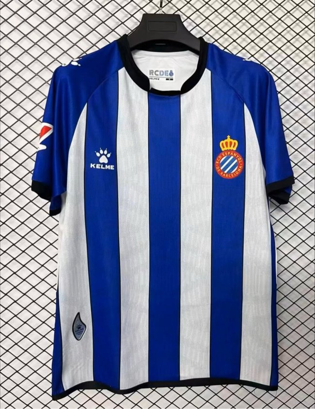 26-27 Espanyol Home Fans Soccer Jersey