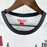 2026 BULLS White Retro High Quality Casual T-Shirt #MN