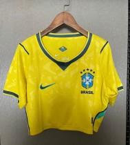 2026 World Cup Brazil Home Women Cheerleading Short-sleeved (女)