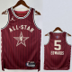 23-24 ALL-STAR EDWARDS #5 Red Top Quality Hot Pressing NBA Jersey