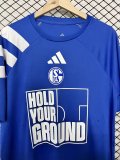 26-27 Schalke 04 Declaration Version Fans Soccer Jersey