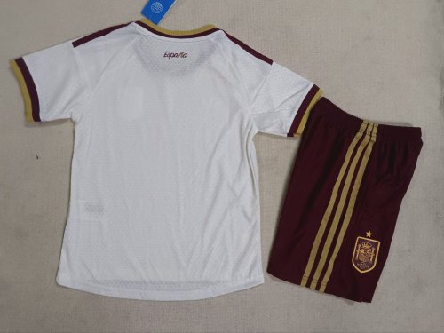 2026 Spain Away Player Version Kids Soccer Jersey (球员童装)