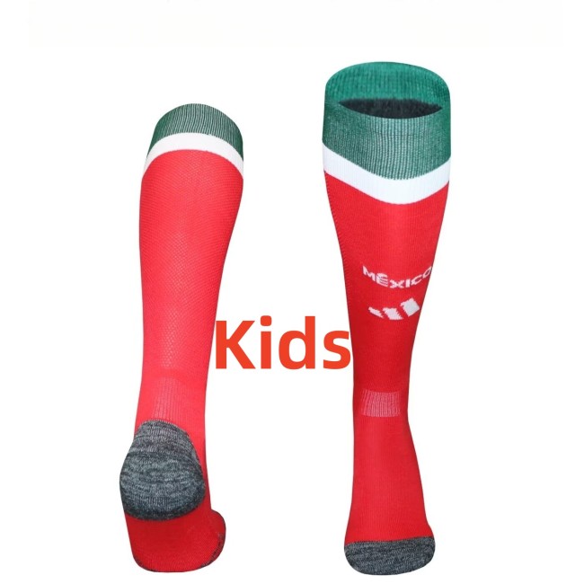 2026 World Cup Mexico Home Kids Socks