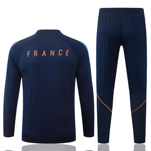 26-27 France High Quality Half Pull Tracksuit