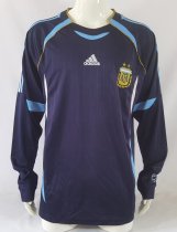 2006 Argentina Away Long sleeves Retro Soccer Jersey 2006 Argentina Away Long sleeves Retro Soccer Jersey
