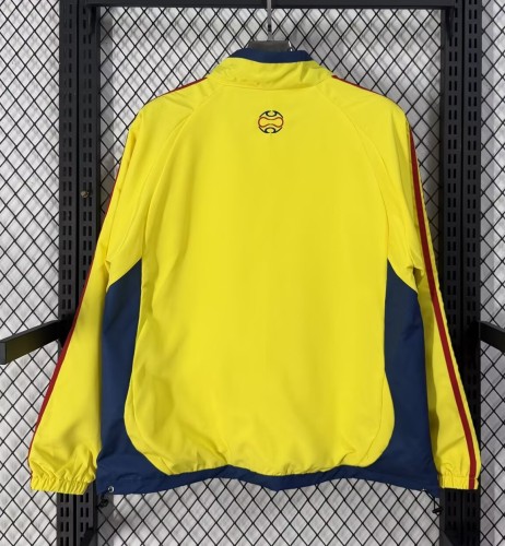 2026 Colombia Yellow Retro Windbreaker