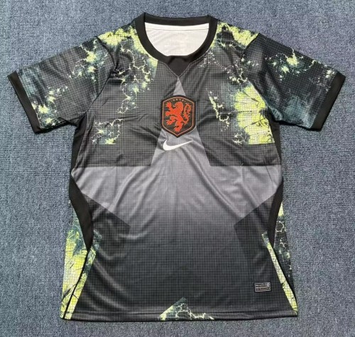 2026 NetherIands Black GoalKeeper Fans Soccer Jersey