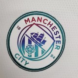 21-22 Man City  Away Fans Soccer Jersey