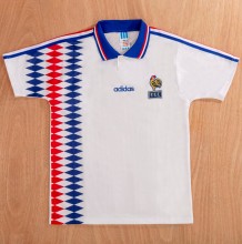 1994 France Away Retro Soccer Jersey