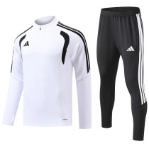 2026 AD White Half Pull Tracksuit