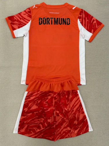 25-26 Dortmund Orange Goalkeeper Adult Suit