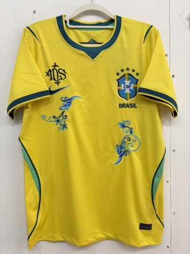 2026 Brazil Embroidered Version Fans Soccer Jersey