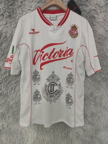 1998-1999 Toluca Away Retro Fans Soccer Jersey