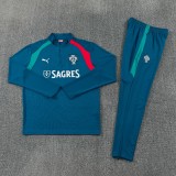 26-27 Portugal High Quality Half Pull Tracksuit