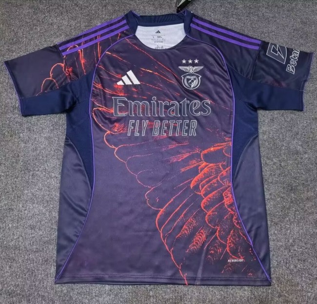 25-26 Benfica Fourth Fans Soccer Jersey
