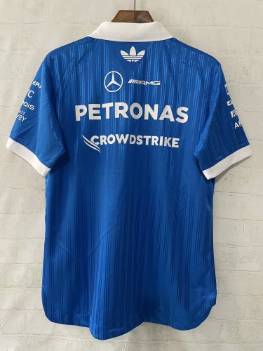 2026 Benz New Pattern Player Version Short Sleeve Racing Suit*有领