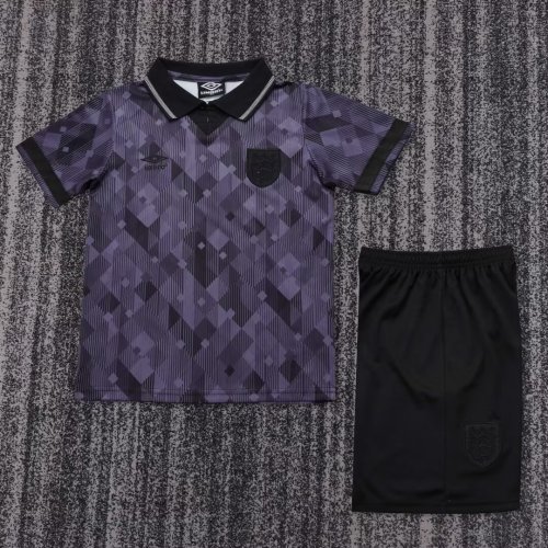 1990 England Special Edition Retro Kids Soccer Jersey
