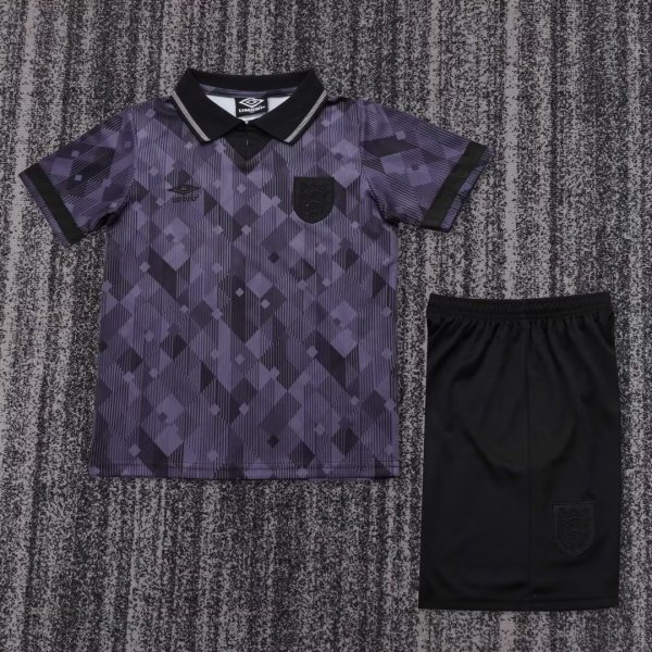 1990 England Special Edition Retro Kids Soccer Jersey