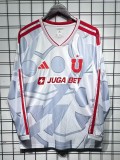 26-27 Universidad De Chile Grey Long Sleeve Soccer Jersey (长袖)
