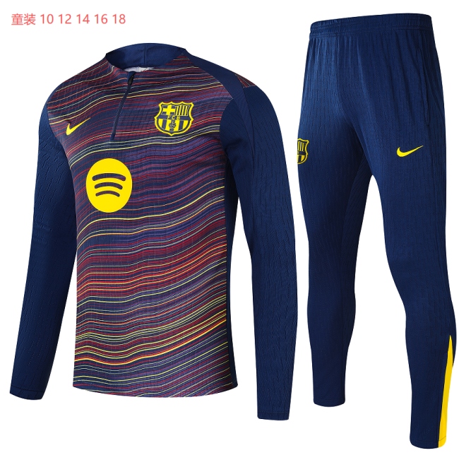 25-26 BAR High Quality Kids Half Pull Tracksuit