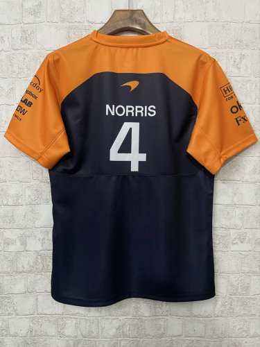 2025 F1 McLaren New Pattern Short Sleeve Racing Suit