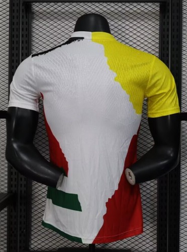 25-26 Special Edition Player Version Soccer Jersey*黄白衣领