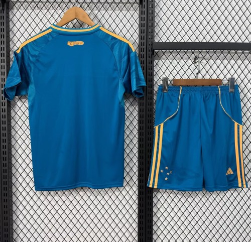 25-26 Cruzeiro Third Kids Soccer Jersey