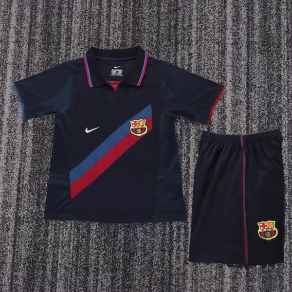 2002-2003 BAR Away Retro Kids Soccer Jersey
