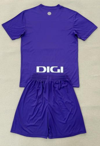 25-26 Bilbao Purple Goalkeeper Kids Soccer Jersey
