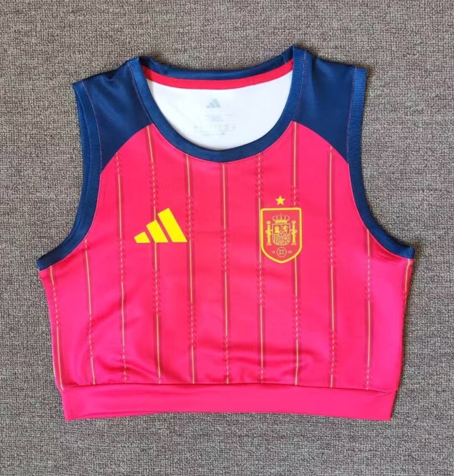 2026 World Cup Spain Home Women Yoga Vest (女)