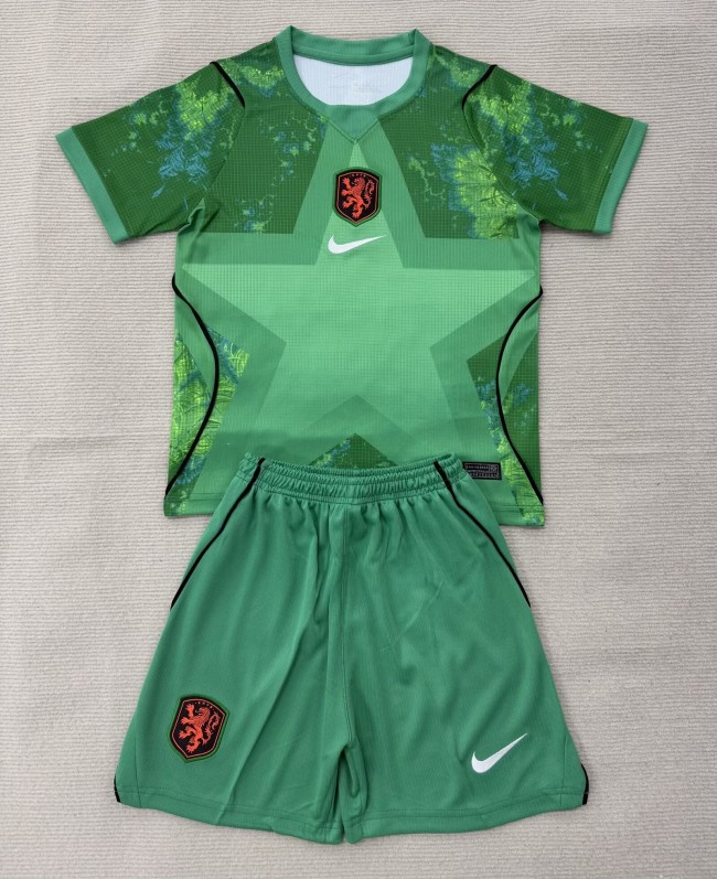 2026 NetherIands Green GoalKeeper Adult Suit