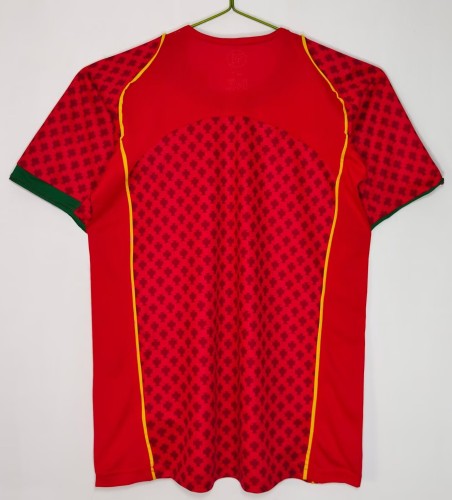 2004 Portugal Home Retro Soccer Jersey