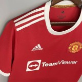 21-22 Man Utd  Home Fans Soccer Jersey