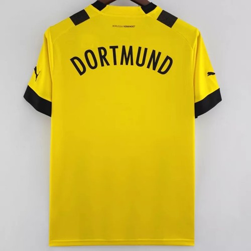 22-23 Dortmund Home  Fans Soccer Jersey
